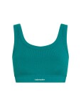 Dámská merino podprsenka ICEBREAKER Wmns Rib Lotus Bra, Tidal Teal velikost: S