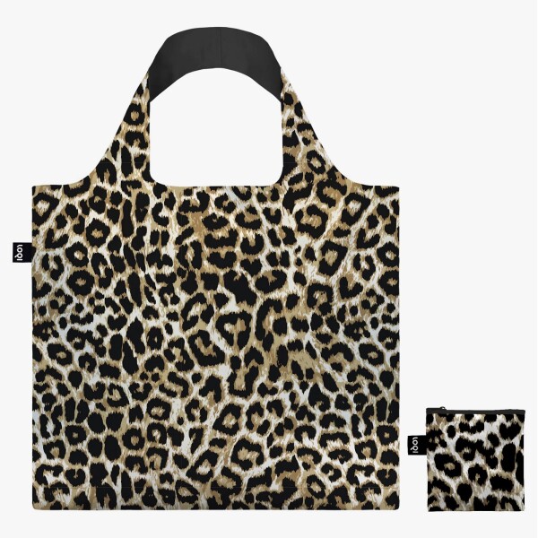 Skládací nákupní taška LOQI LEOPARD Dusk