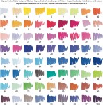 Bruynzeel Bruynzeel, 60325072, sada oboustranných popisovačů, brush/fineliner, 72 ks