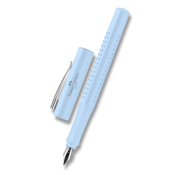 Plnicí pero Faber-Castell Grip 2010 Harmony, hrot F - světle modrá