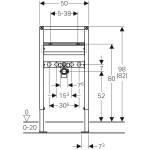 GEBERIT Duofix pro umyvadlo, 111.485.00.1