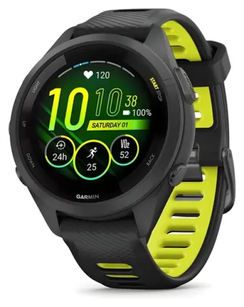 Garmin Forerunner 265S černá / Chytré hodinky / 1.1" / GPS / BT / Wi-Fi / 5 ATM (010-02810-13)