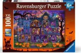 RAVENSBURGER Puzzle Párty v strašidelném domě XXL