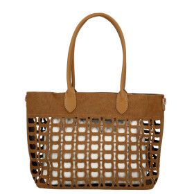 Moderní dámská kabelka na rameno Margita, hnědá