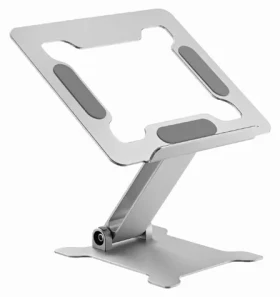 Gembird NBS-D1-03 stříbrný / Podstavec pod notebook / skládací / nastavitelná výška / nosnost 5 kg / do 15,6" (NBS-D1-03)