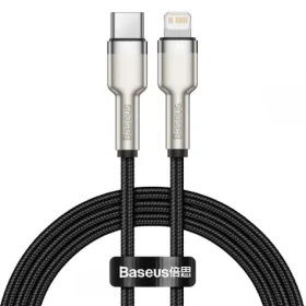 Baseus CATLJK-A01 Kabel USB-C (M) - Lightning (M) 1 m černá / 20W (CATLJK-A01)
