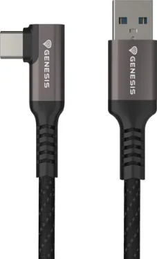 Genesis NVC-2221 černá / Kabel USB-A - USB-C / 5 Gbps / rychlonabíjení / 5 m (NVC-2221)