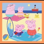 TREFL Puzzle 3v1 Peppa Úžasné nápady