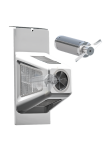 Turbínový protiproud BINDER EasyStar BGA 160K Single pro dodatečnou montáž, průtok 50 - 160 m3 / h
