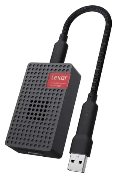 Lexar RW540 / Čtečka paměťových karet / microSD Express / USB 3.2 Gen 2 / čtení až 900 MB/s (LRW540U-RNHNG)