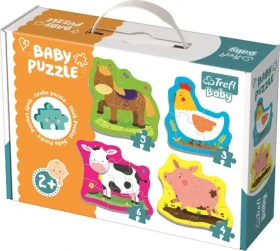 TREFL Baby puzzle Zvířata na farmě 4v1