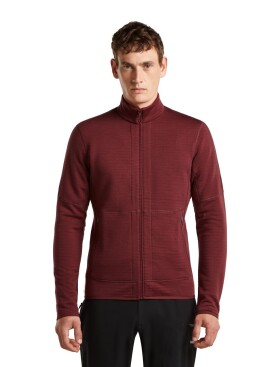 Pánská merino mikina ICEBREAKER Mens Merino 400 RealFleece Descender LS Zip, Port velikost: XXL