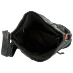 Trendy dámská koženková crossbody kabelka Nanya, černá