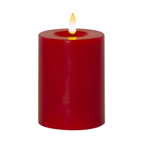 Star trading LED svíčka FLAMME FLOW V.12,5cm červená
