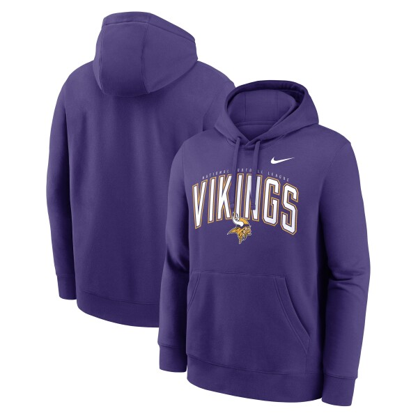 Nike Pánská mikina Minnesota Vikings NFL Club Expect Victory Hoodie Velikost: 3XL