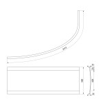 POLYSAN - NAOS L, R 170 panel čelní 98312