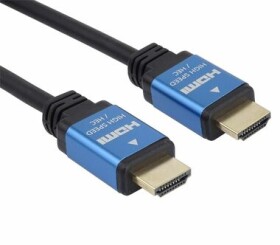 PremiumCord HDMI 2.0b High Speed + Ethernet 4Kx2K@60Hz kabel 1m / zlacené konektory (kphdm2a1)