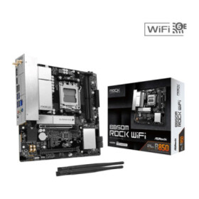 ASRock MB Sc AM5 B850M ROCK WIFI, AMD B850, 4xDDR5, 1xDP, 1xHDMI, WiFi, mATX EDF_1883134