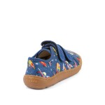 Chlapecké plátěné barefoot tenisky CANVAS BLUE ELECTRIC Froddo G1700440-5 - 29