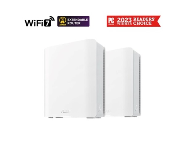 ASUS ZenWifi BT10 2-pack, WiFi7 Extendable Router, AiMesh, 2x WAN/LAN, 1x LAN, 1x 3.0 EDF_151800