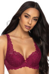 Dámská podprsenka CARMELA M-053/22 Bordó - MAT bordó 65F