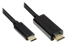 Good Connections USB-C (M) - HDMI 2.0 (M) 3m černá / Kabel / 4K UHD 60Hz (GC-M0102)