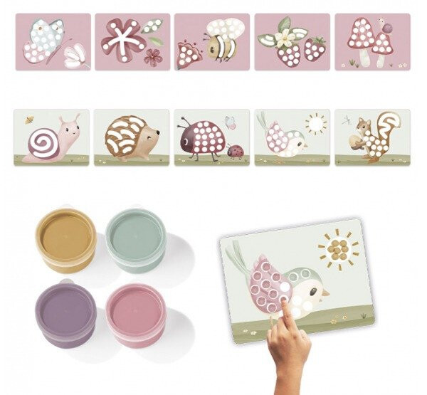 Kreativní sada malování prsty Fairy Garden