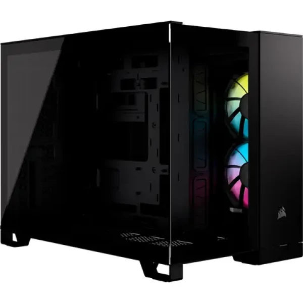 Corsair iCUE LINK 2500X RGB černá / Micro-ATX / 1x USB-C 3.2 / 2x USB-A 3.2 / 2x 120mm RGB / bez zdroje (CC-9011267-WW)
