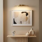 Koupelnové nástěnné LED svítidlo SWE005-1W 58cm GOLD OSW-20104