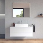 DURAVIT - Vero Air Umyvadlová mísa 60x47 cm, s přepadem, otvor pro baterii, bílá 2352600000