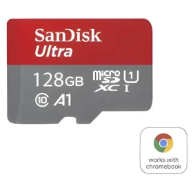 SanDisk Ultra microSDXC 128GB + adaptér / Paměťová karta / Class 10 / čtení: až 140 MB/s (SDSQUAB-128G-GN6FA)