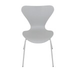 Židle jídelní, šedý plast, čtyřnohá kvová podnož