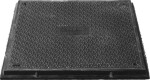 MIDAS Poklop A15 do 1,5t DN 600x600 hranatý, kompozit, h=35 mm, uzam. 4x šroub ,OD 750x750mm p1846