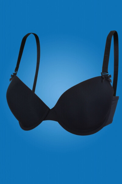 Dámská SUPER Push-up podprsenka 01-63 černá - HANNA STYLE černá 70A