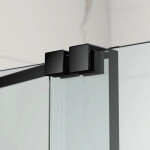 Vanová zástěna SAT Walk-In Xmotion 150x117,5 cm PVD Gun metal SATWIXMVZ150GM SATWIXMVZ150GM