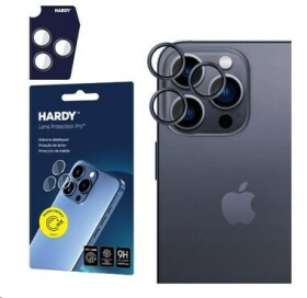 3mk HARDY Lens Protection Pro skla na fotoaparát pro Apple iPhone 15 Pro Max Black (5903108573375)