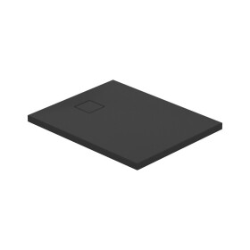 CERSANIT - Sada C259 sprchová vanička obdélníková TAKO SLIM 100x80x4,5 černá mat + sifon VIR S208-012