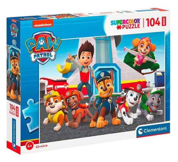 Puzzle Tlapková Patrola Maxi 104 dílků - Clementoni