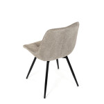 Jídelní židle, hnědá, látka, HC-T1130 CAP2