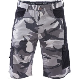 Kraťasy Crambe šedé camouflage DOPRODEJ!!! pánské z lehkého T/C twillu S - šedé