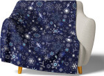 Mikroplyšová deka Ledové Vločky 150x200 cm