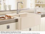 VILLEROY & BOCH - Keramický dřez Single-bowl sink Cream modulový 595 x 630 x 220 bez excentru 632061KR