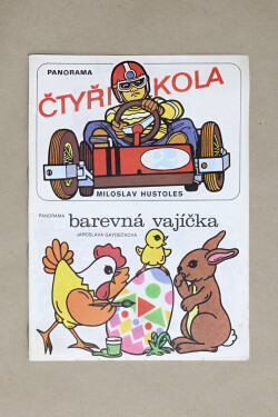 Čtyři kola a Barevná vajíčka, 1129, retro omalovánky, kolektiv autorů