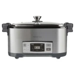 SENCOR SPR 5500SS stříbrná / Pomalý hrnec / 6L / Digitální displej / 4 programy (8590669250394)
