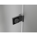 MEXEN/S - Lunar-B sprchové dveře křídlové pravé 70 cm, transparent, grafit metal 832-070-000-95-00-P