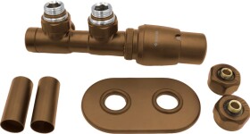 DEANTE - Matte brown ventil termostatický, pro koupelnové topení - pravý; AGI_CZP1