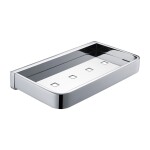 OMNIRES - LUGANO košík do sprchy, 20 x 3 x 11 cm chrom /CR/ LU30330CR