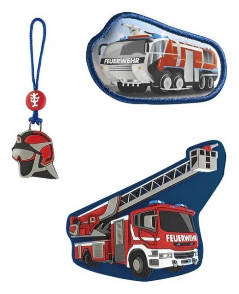 Doplňková sada obrázků MAGIC MAGS, Fire Engine Brandon, pro aktovky a batohy