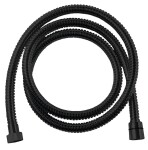SAPHO - POWERFLEX kovová sprchová hadice, 200cm, černá mat FLEX200B