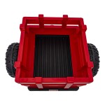 Mamido Dětský elektrický traktor BLAST s přívěsem 2x200W červený